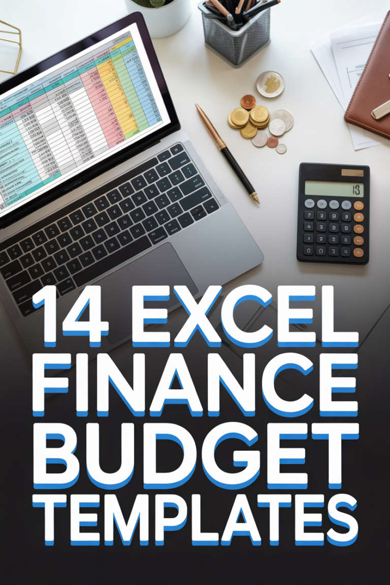 💰 14 Excel Finance Budget Templates