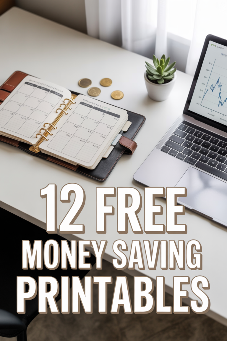 💰 12 Free Money Saving Printables