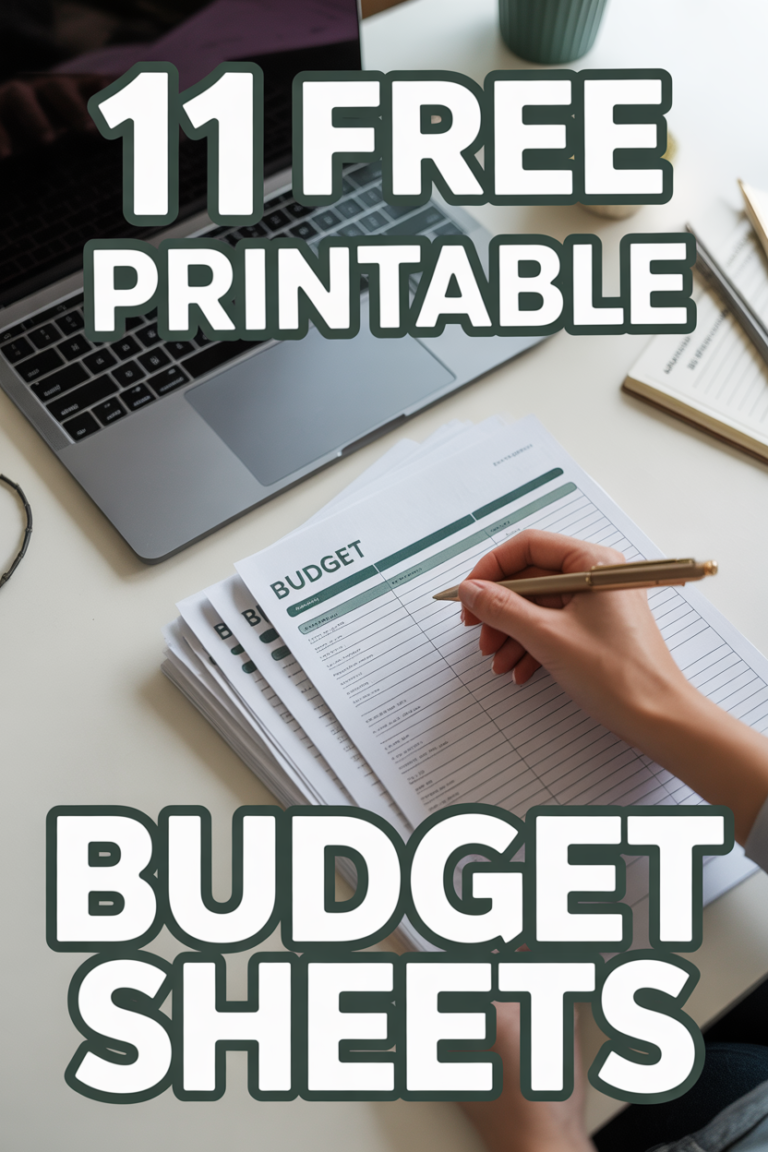 📝 11 Free Printable Budget Sheets