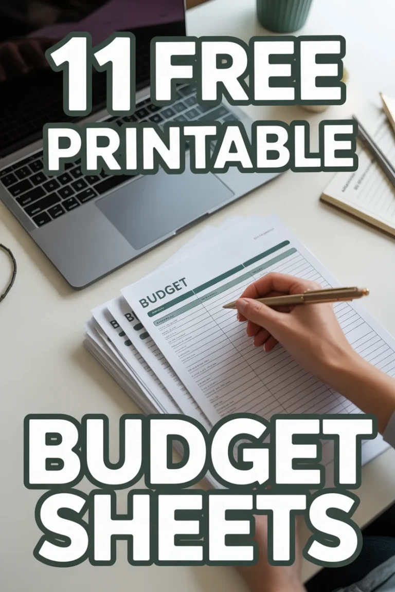 📝 11 Free Printable Budget Sheets