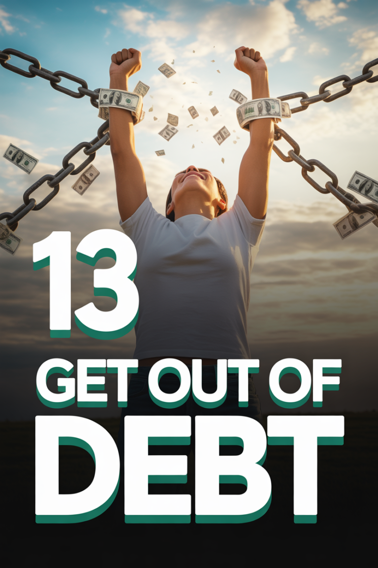 🚀 13 Get Out Of Debt
