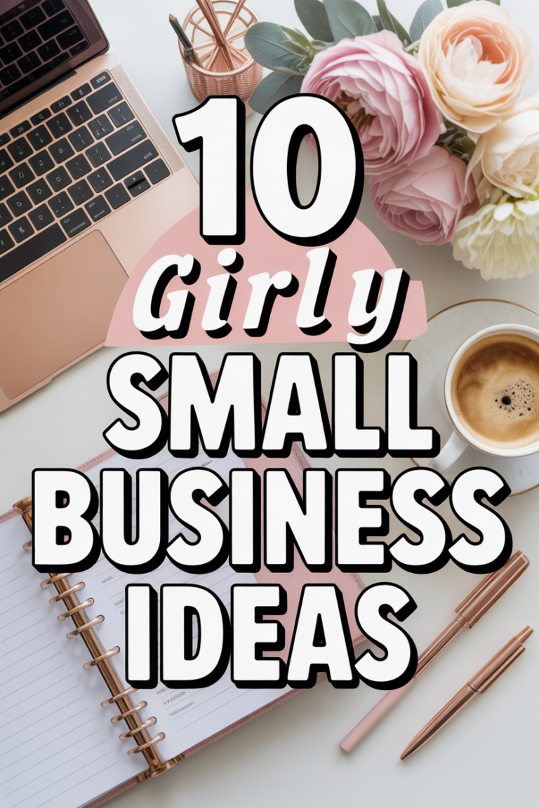 🎀 10 Girly Small Business Ideas
