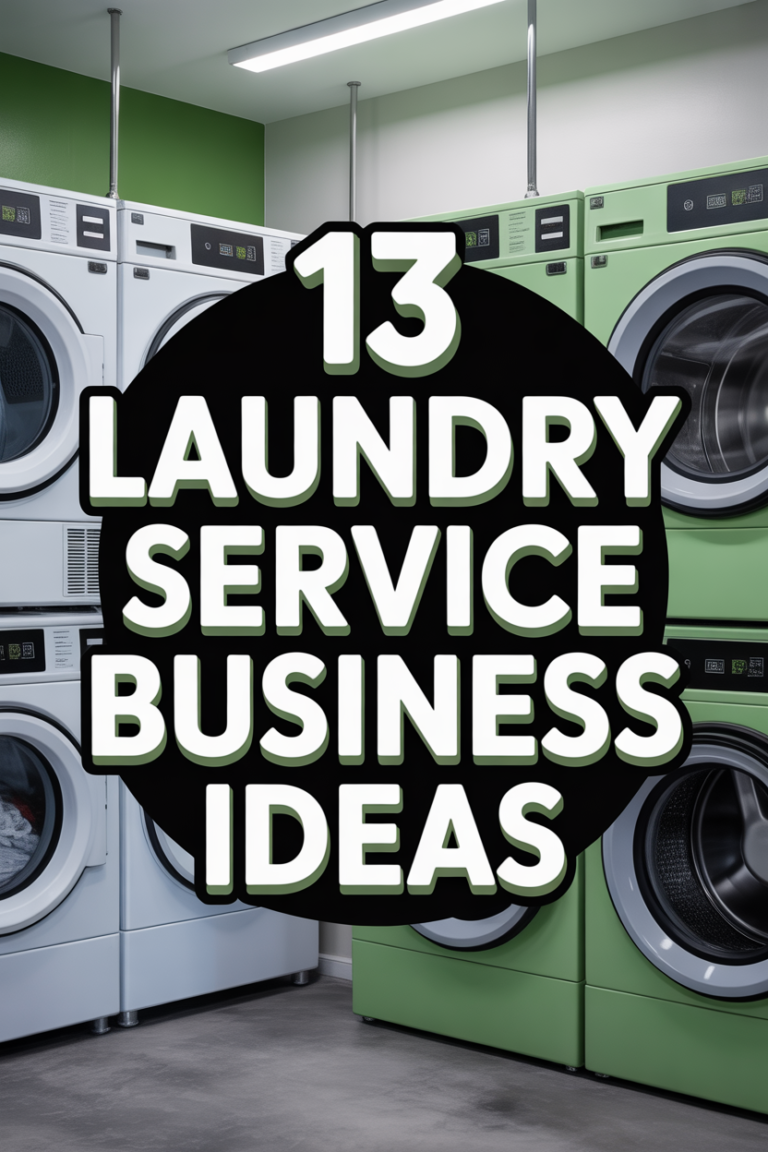 🧺 13 Laundry Service Business Ideas