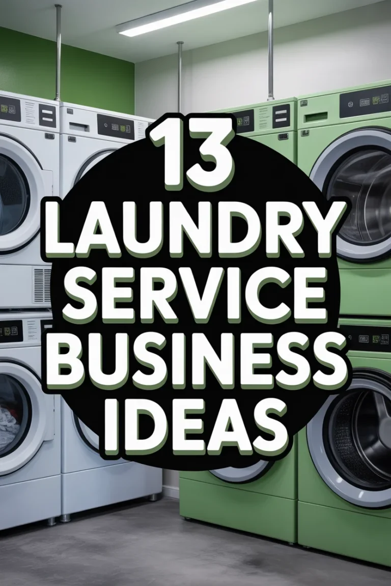 🧺 13 Laundry Service Business Ideas