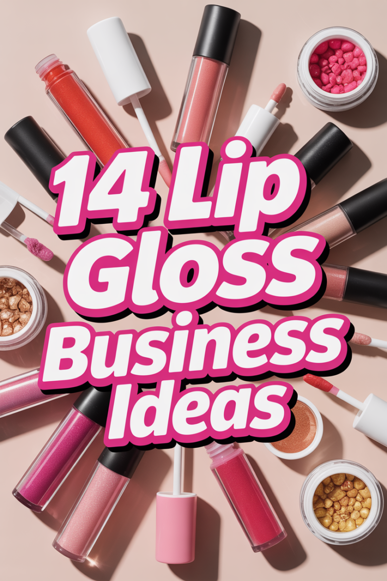 ✨ 14 Lip Gloss Business Ideas