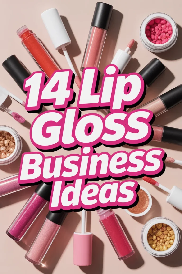 ✨ 14 Lip Gloss Business Ideas