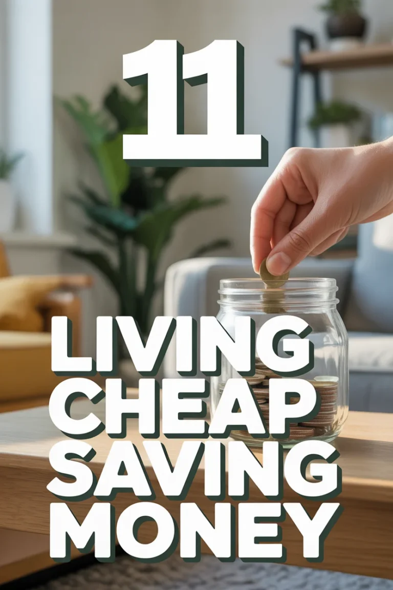 💰 11 Living Cheap Saving Money
