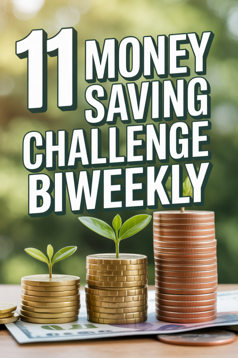 💰 11 Money Saving Challenge Biweekly