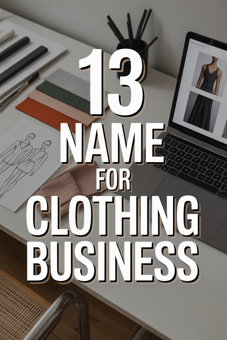 ✨ 13 Name For Clothing Business