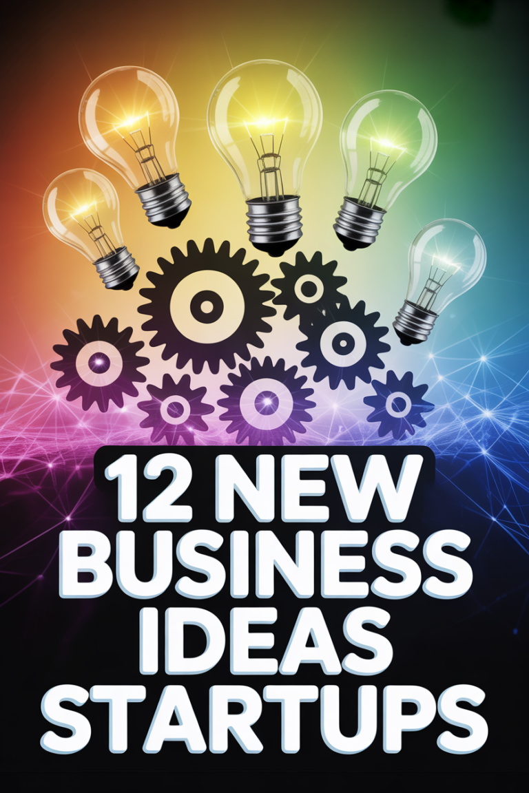 🚀 12 New Business Ideas Startups