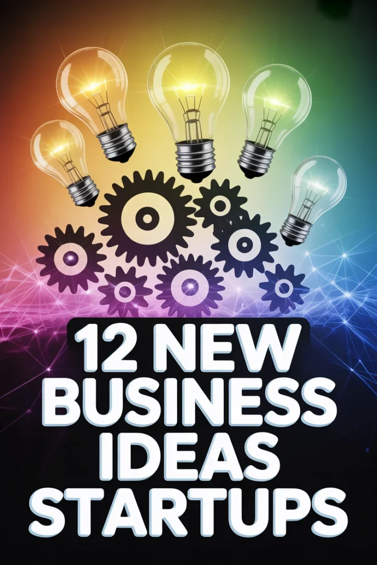🚀 12 New Business Ideas Startups