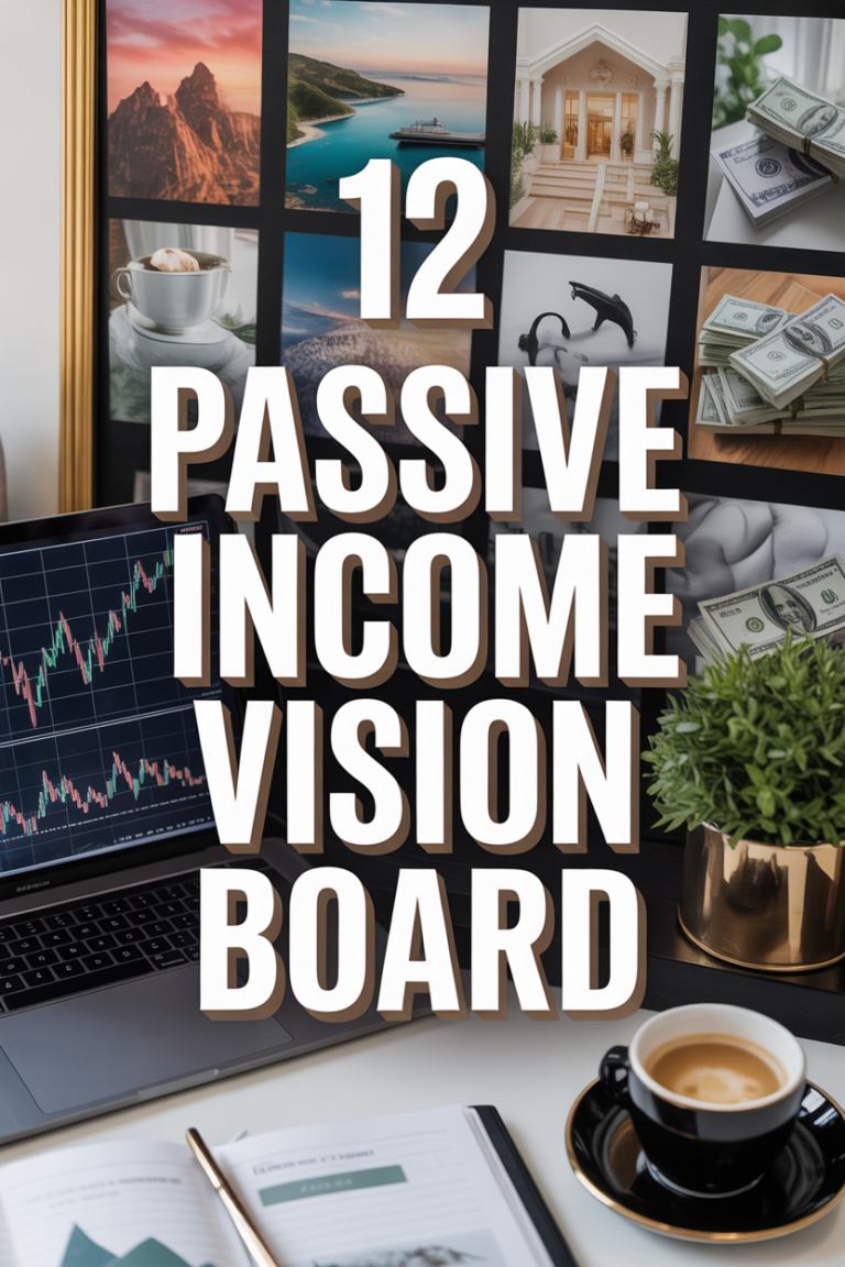 💰 12 Passive Income Vision Board