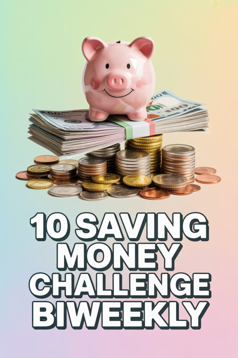 💰 10 Saving Money Challenge Biweekly