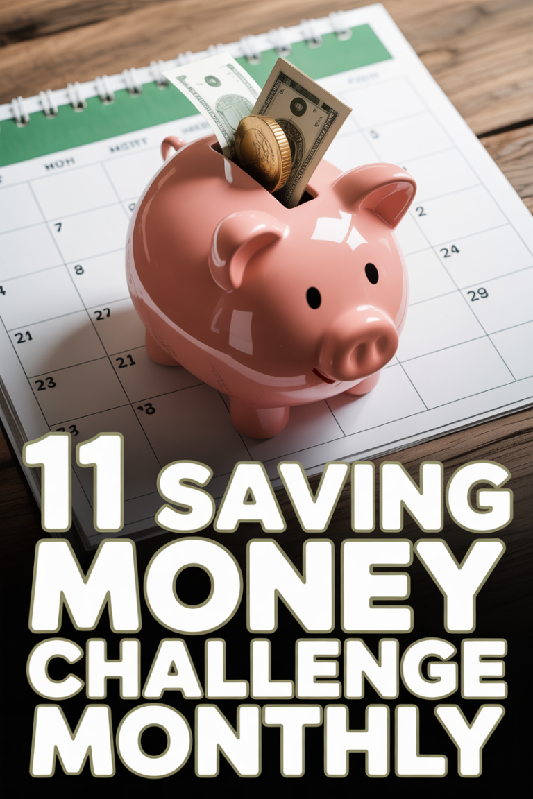 💰 11 Saving Money Challenge Monthly