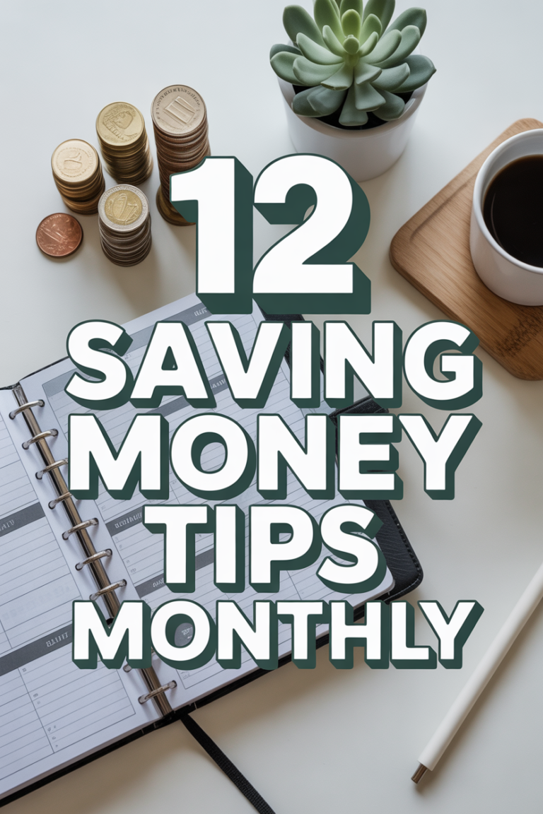 💰 12 Saving Money Tips Monthly