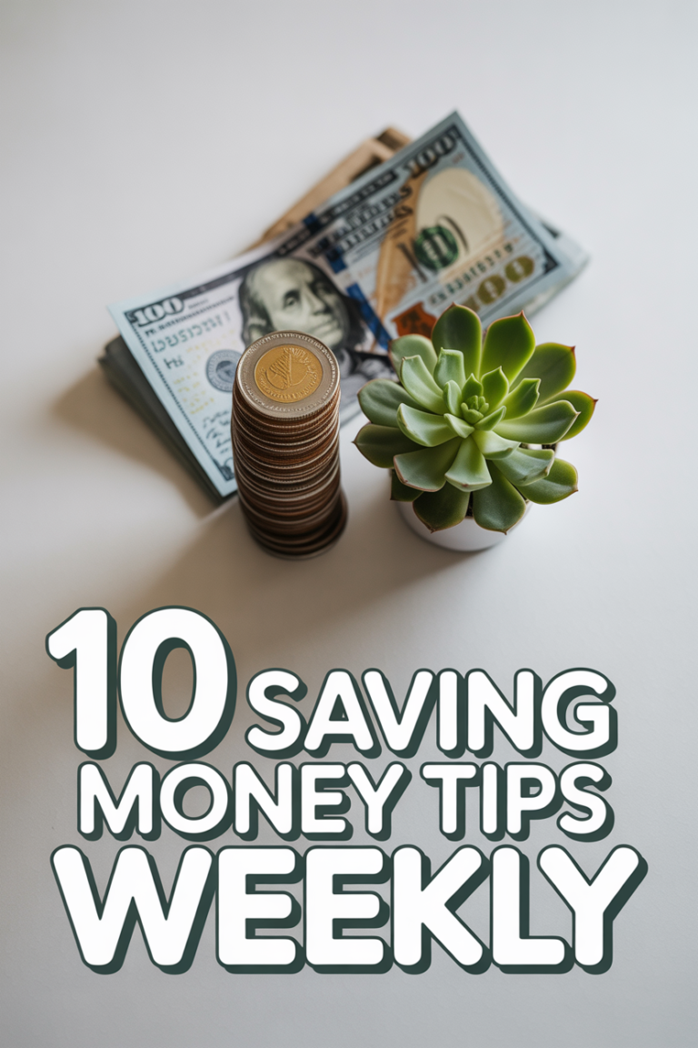 💰 10 Saving Money Tips Weekly