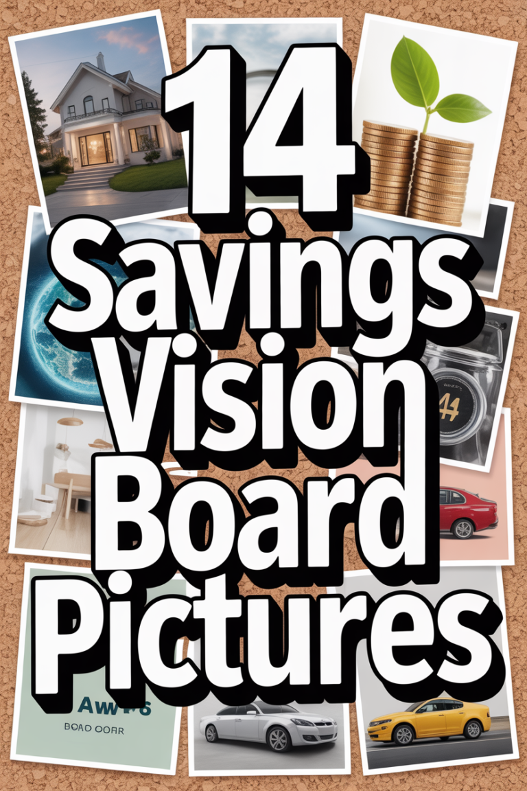💰 14 Savings Vision Board Pictures