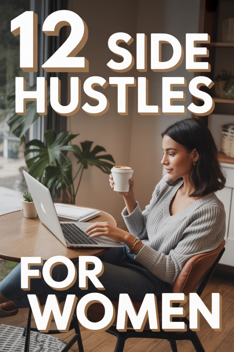 ✨ 12 Side Hustles For Women