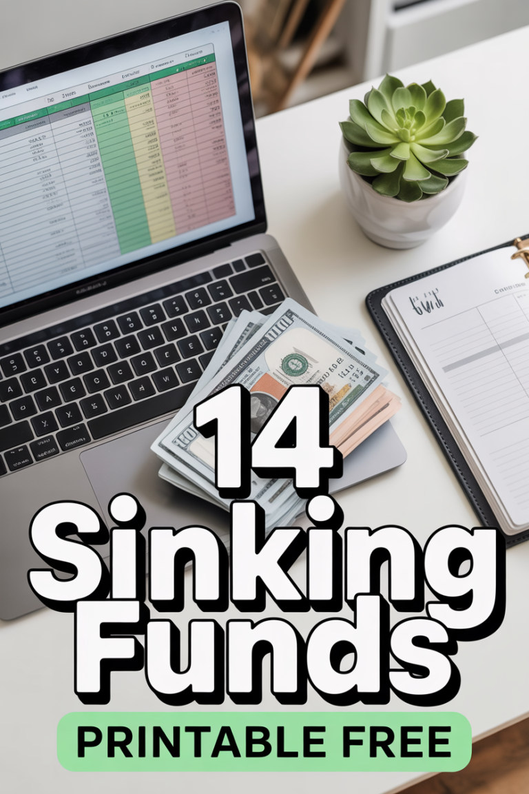 💰 14 Sinking Funds Printable Free