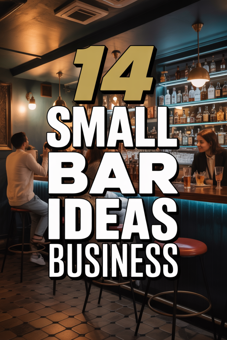 🍹 14 Small Bar Ideas Business