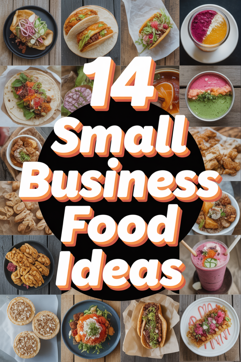 🍔 14 Small Business Food Ideas