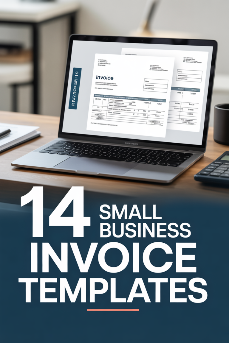 📝 14 Small Business Invoice Templates