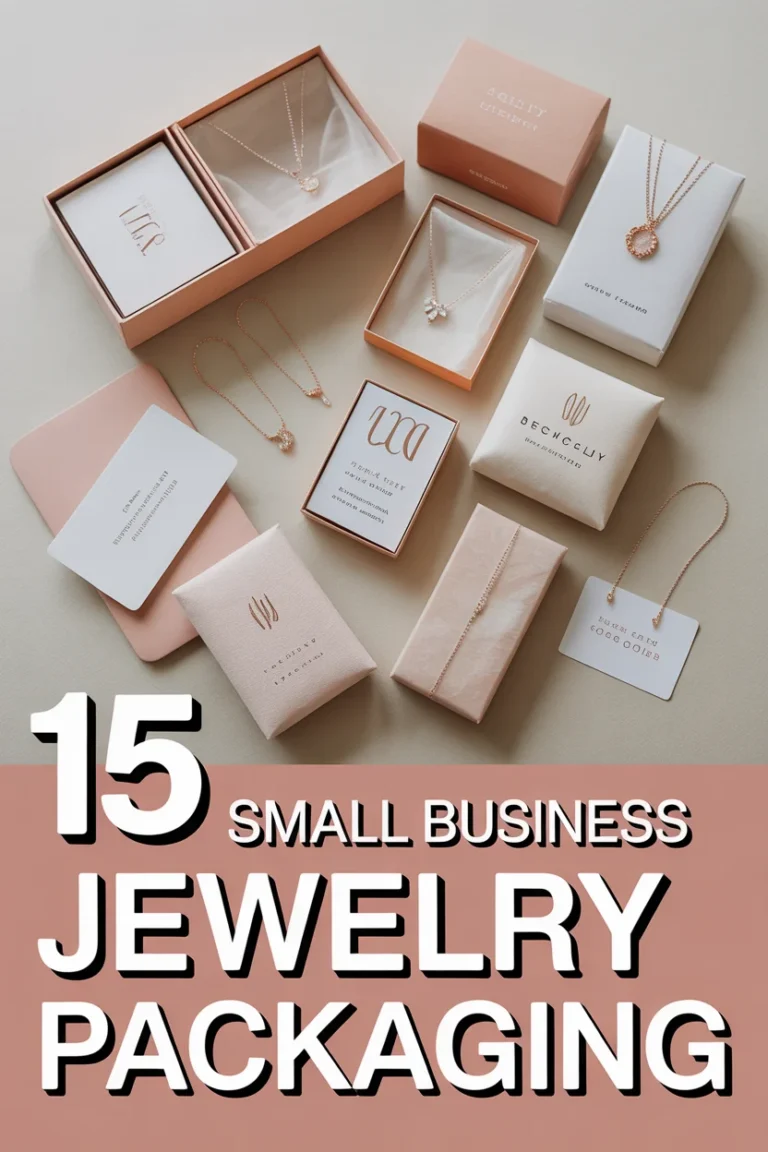✨ 15 Small Business Jewelry Packaging