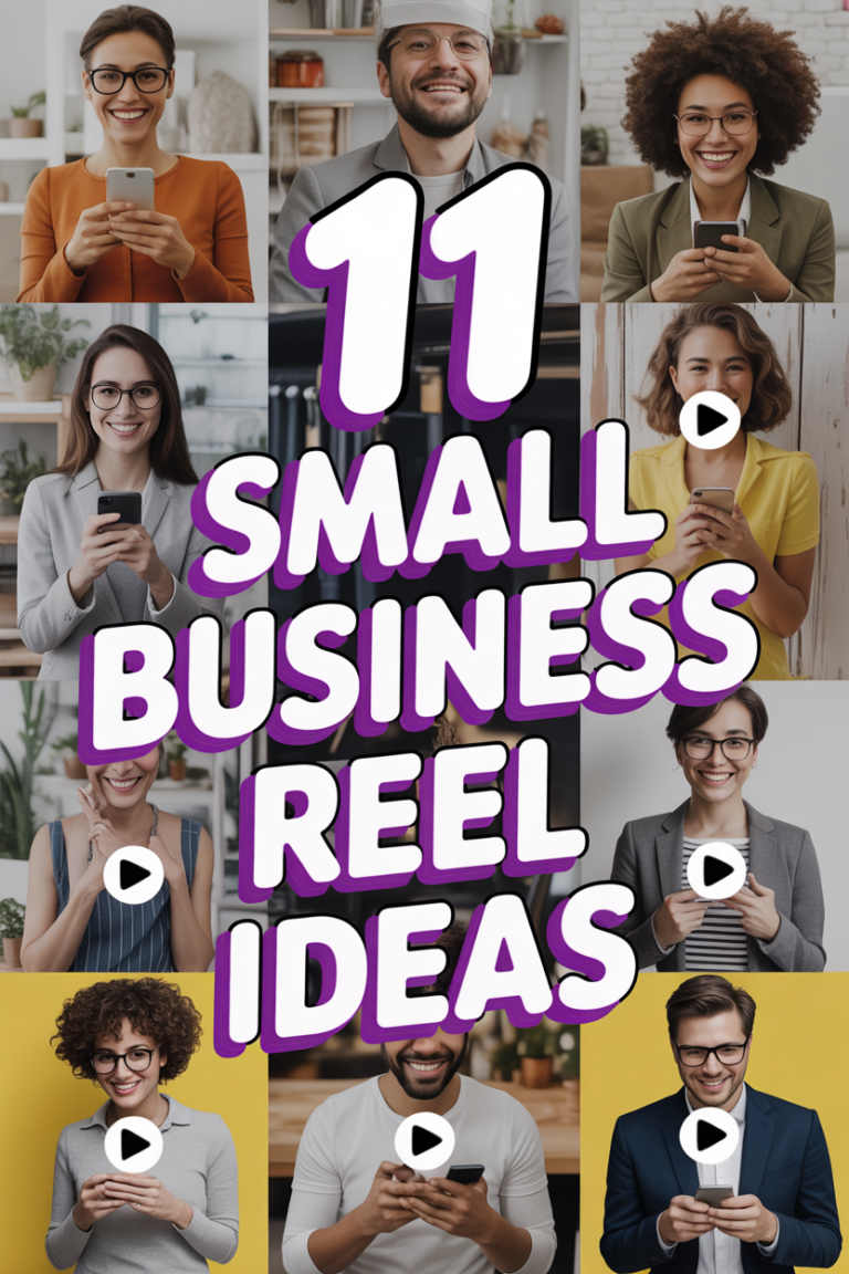 📹 11 Small Business Reel Ideas