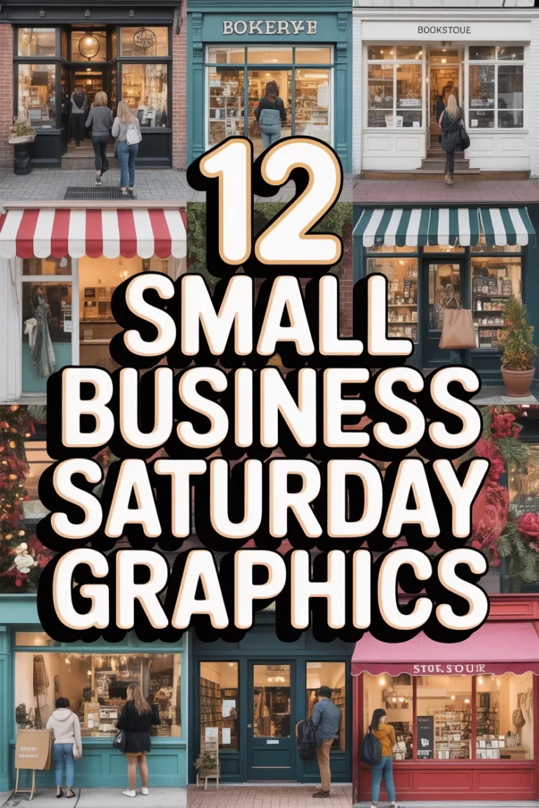 🛍️ 12 Small Business Saturday Graphics