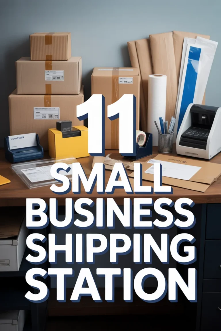 📦 11 Small Business Shipping Station