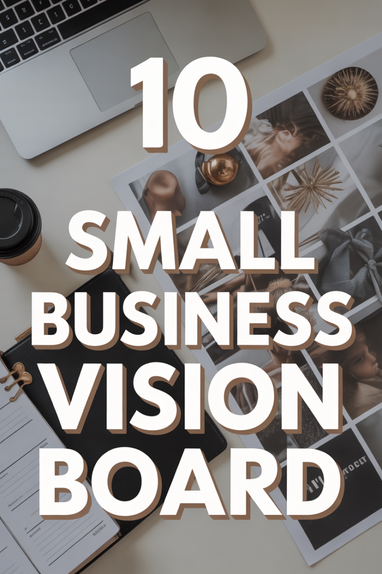 ✨ 10 Small Business Vision Board