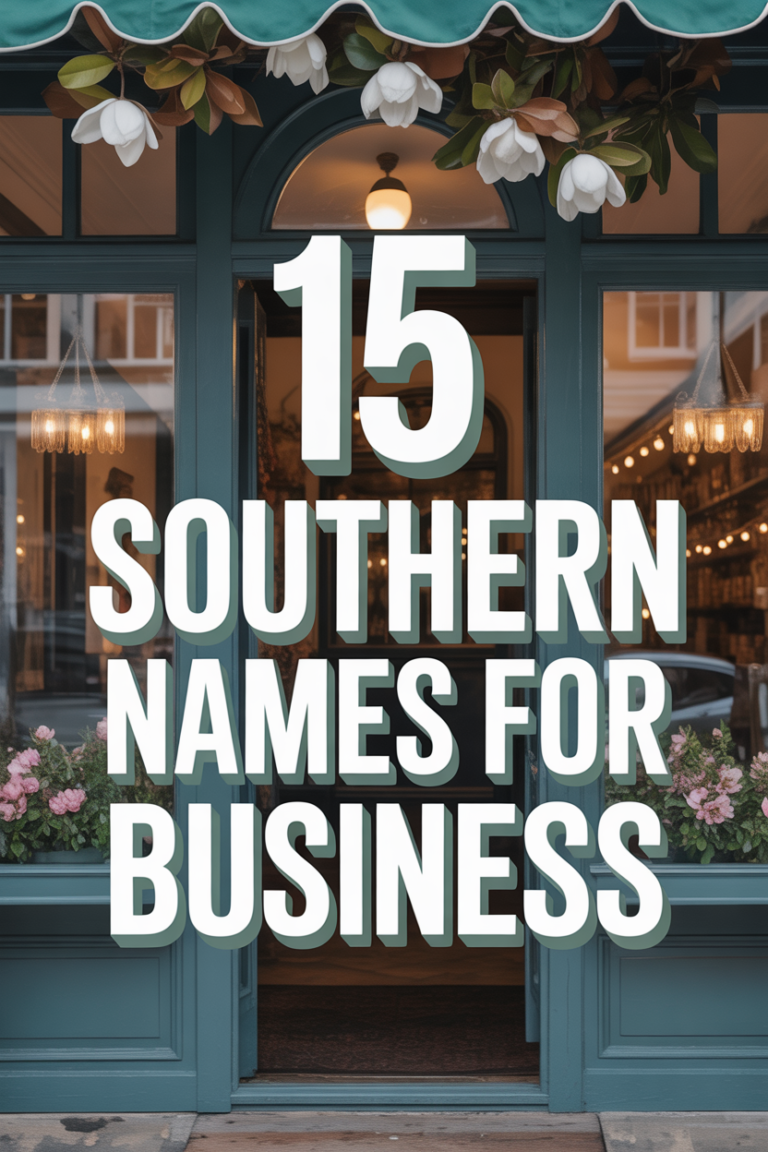🍑 15 Southern Names For Business