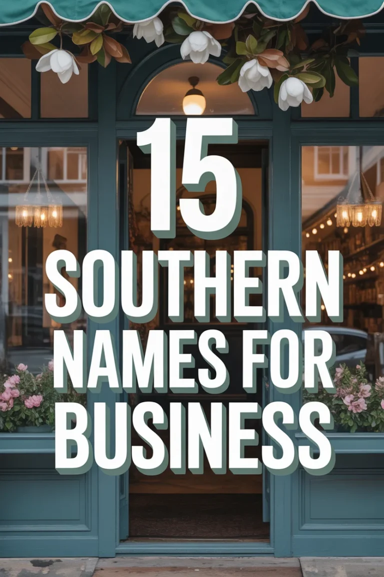🍑 15 Southern Names For Business