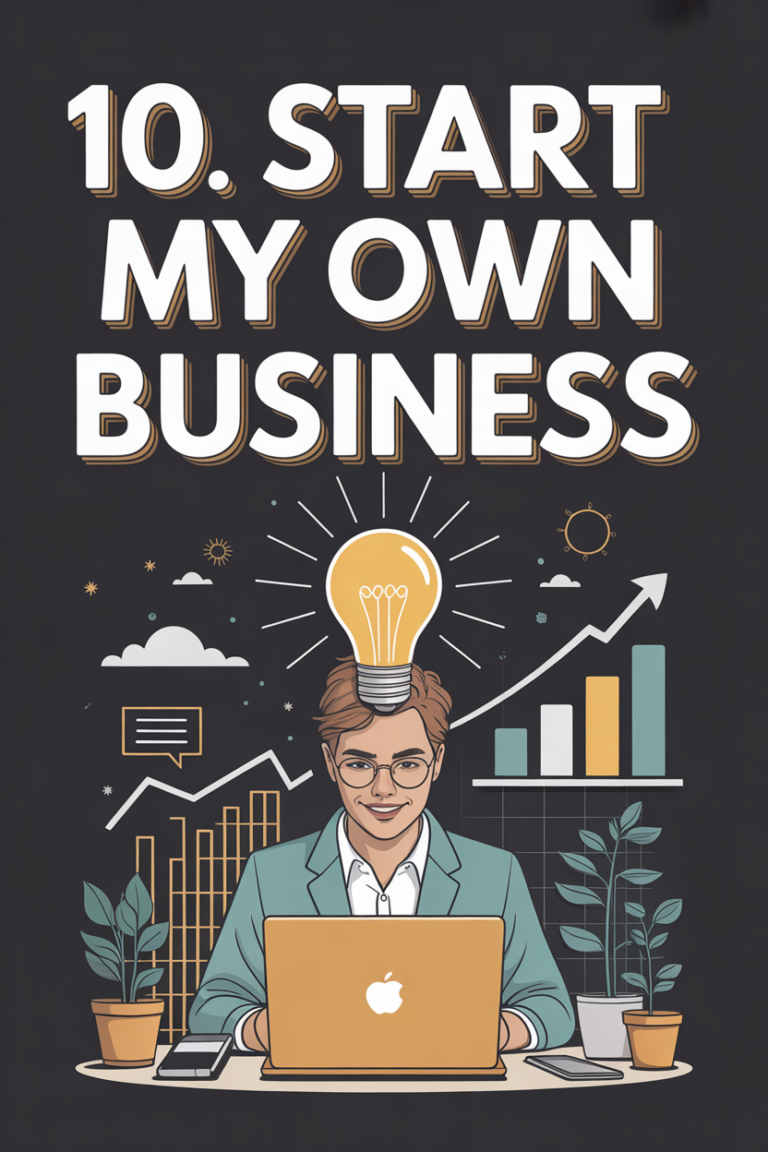 💡 10 Start My Own Business