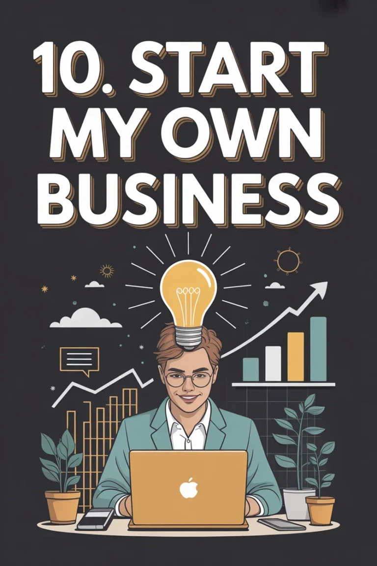💡 10 Start My Own Business