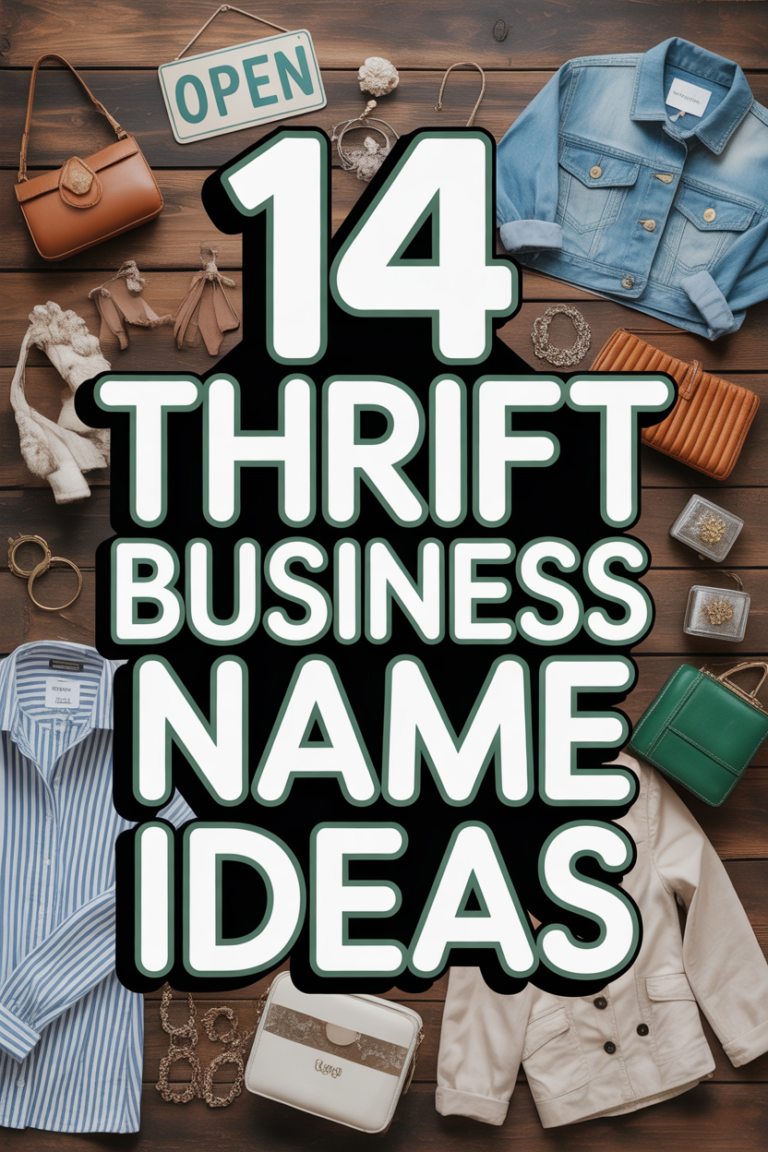 ♻️ 14 Thrift Business Name Ideas
