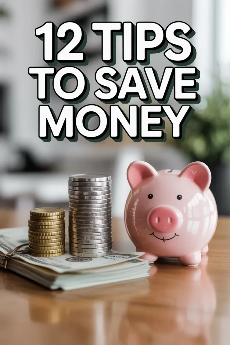 💰 12 Tips To Save Money