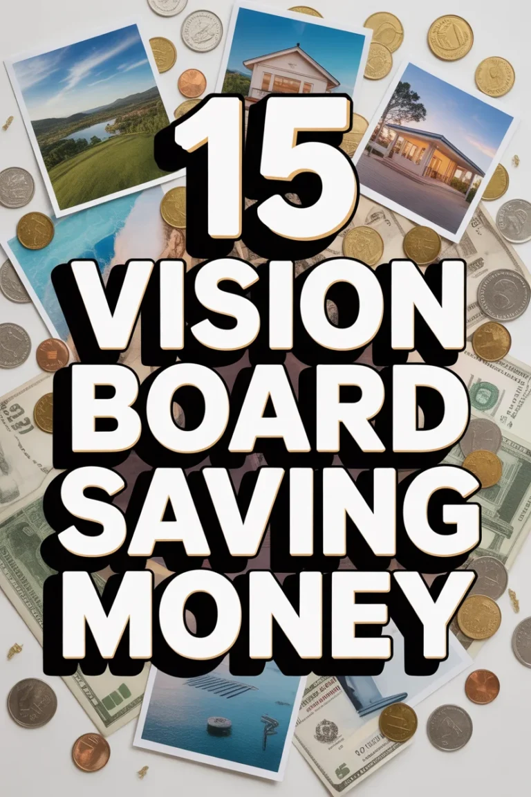 💰 15 Vision Board Saving Money