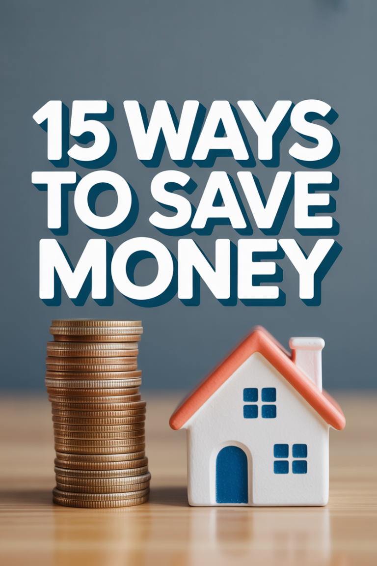 💰 15 Ways To Save Money