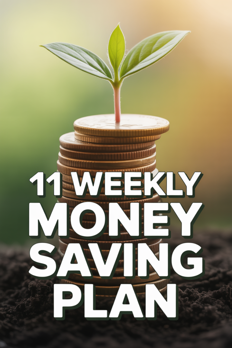 💰 11 Weekly Money Saving Plan