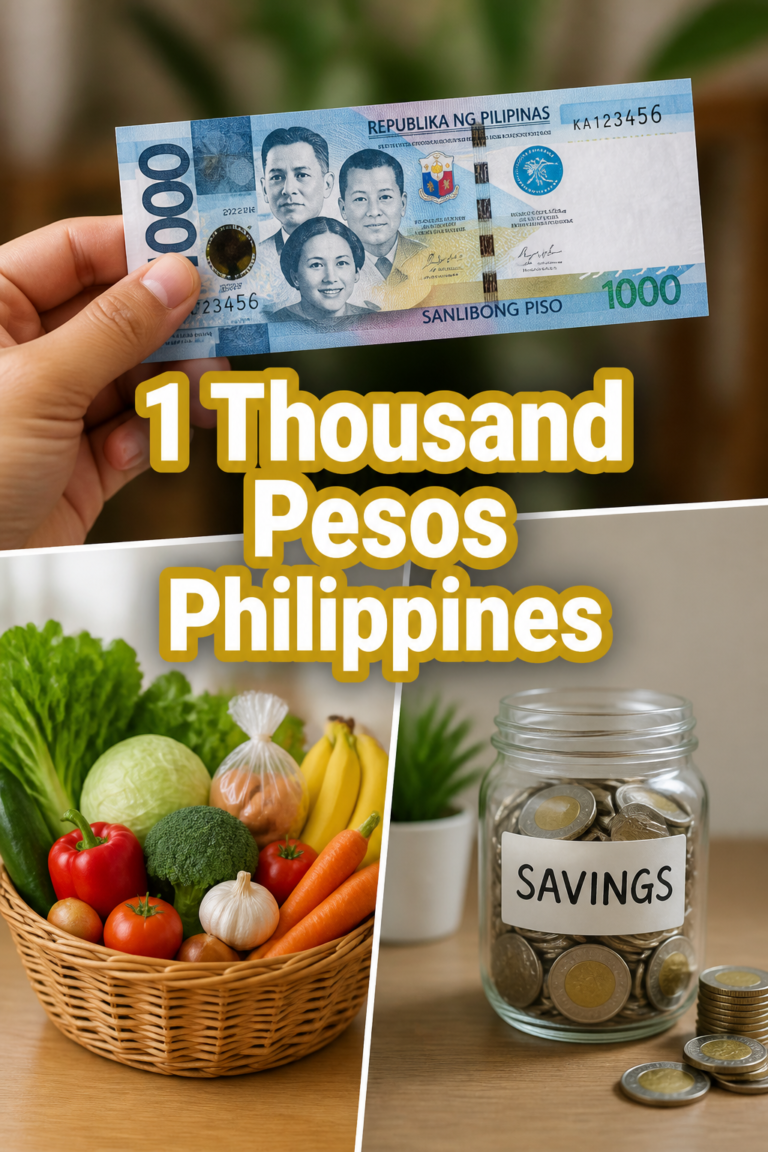 💰 1 Thousand Pesos Philippines