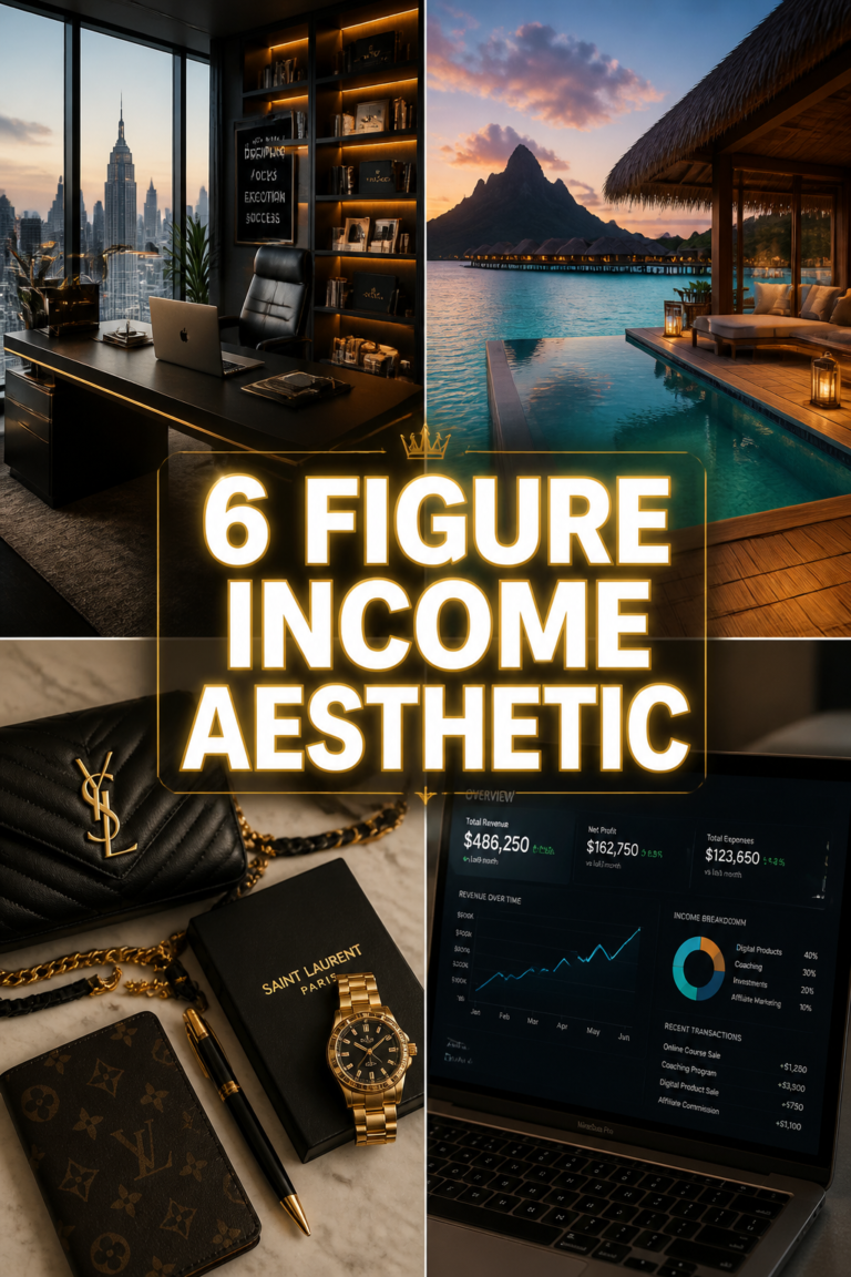 💰 6 Figure Income Aesthetic