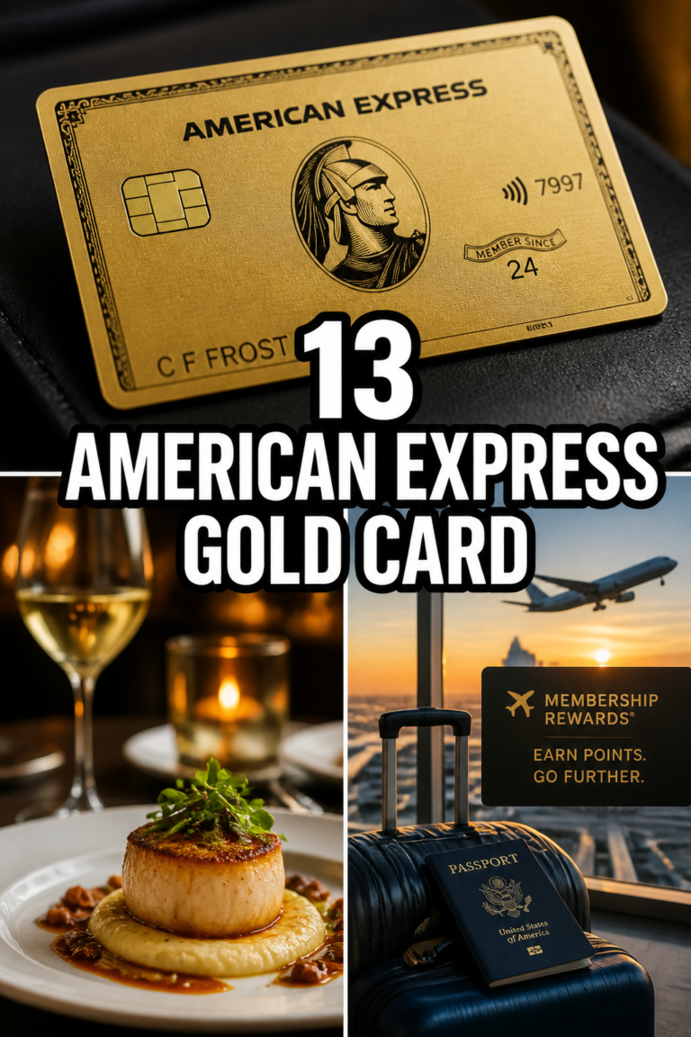 🪙 13 American Express Gold Card