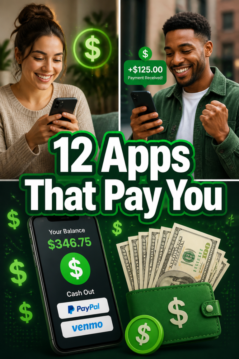 💰 12 Apps That Pay You