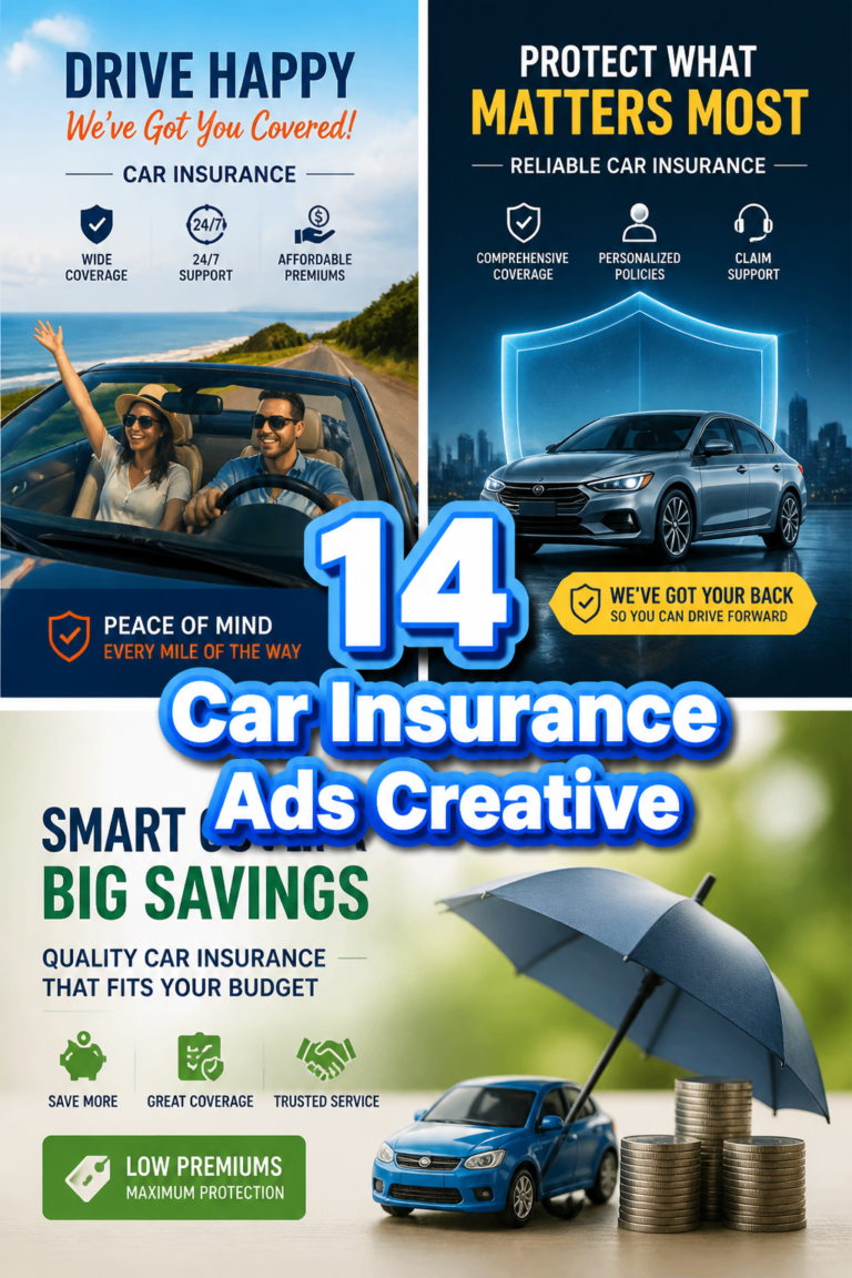 🚗 14 Car Insurance Ads Creative