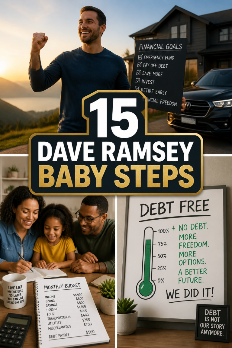 👣 15 Dave Ramsey Baby Steps