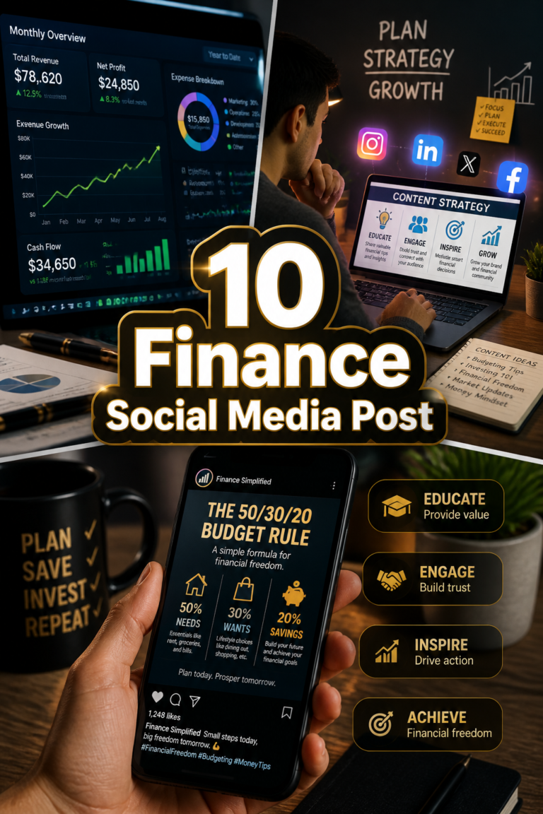 💸 10 Finance Social Media Post