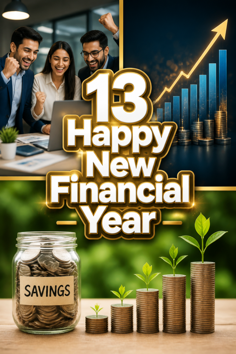 💸 13 Happy New Financial Year