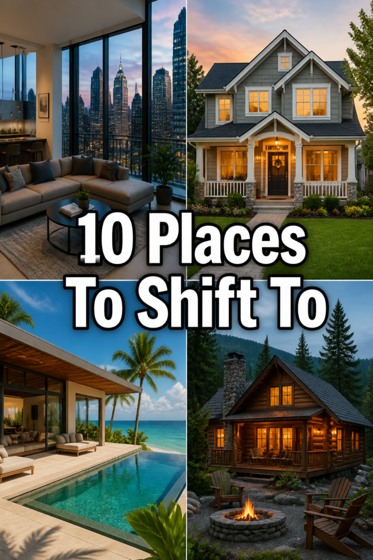 🏠 10 Places To Shift To