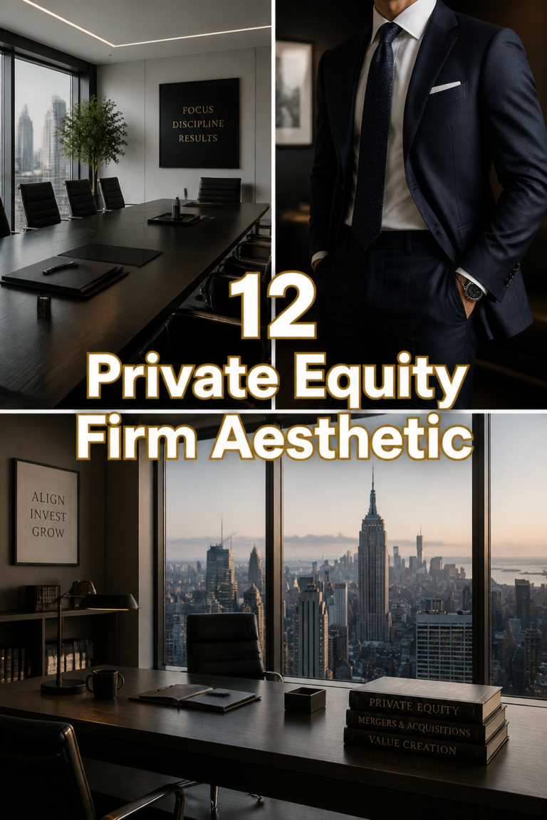 💼 12 Private Equity Firm Aesthetic